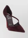 Christian Louboutin Ziggyta Pointed Toe Stiletto Pumps In Burgundy