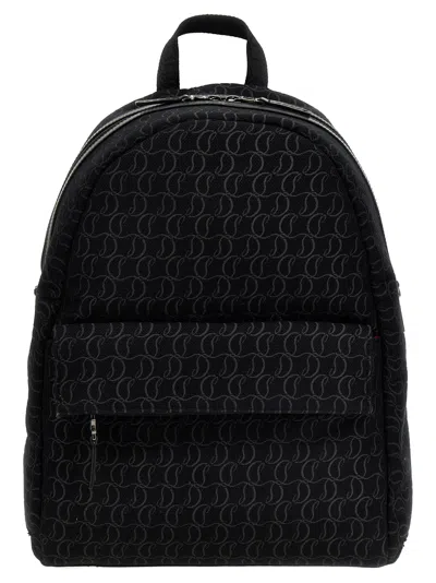 Christian Louboutin Zip N Flap Backpack In Black