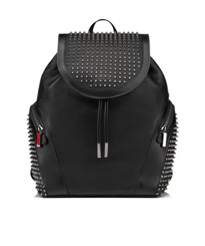 Christian Louboutin Zipper Backpack In Black