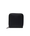 Christian Louboutin Zipper Card Bag In Black