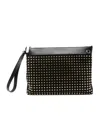 Christian Louboutin Chic Clutch Bag Metal Hardware In Black