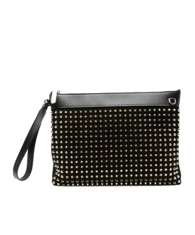 CHRISTIAN LOUBOUTIN STUDDED CLUTCH BAG