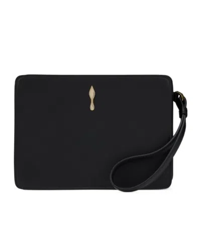 Christian Louboutin Zipper Clutch In Pink