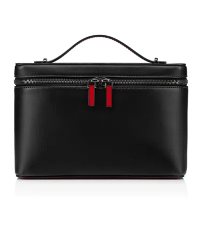 Christian Louboutin Zippered Shoulder Bag In Black