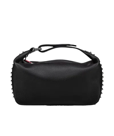 Christian Louboutin Zippered Toilet Bag In Black