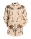 Christian Pellizzari Woman Jumpsuit Sand Size 4 Linen In Beige