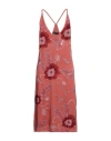 Christian Pellizzari Woman Short Dress Pastel Pink Size 2 Viscose In Pink