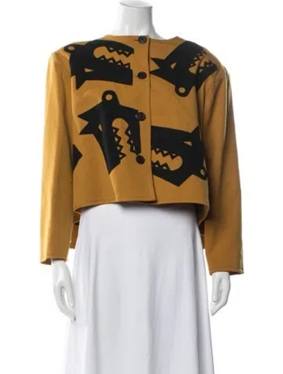 Pre-owned Christian Roth Vintage 1990's Jacket In Yellow