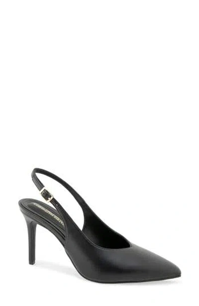 Christian Siriano Barlix Pointed Toe Slingback Pump In Black