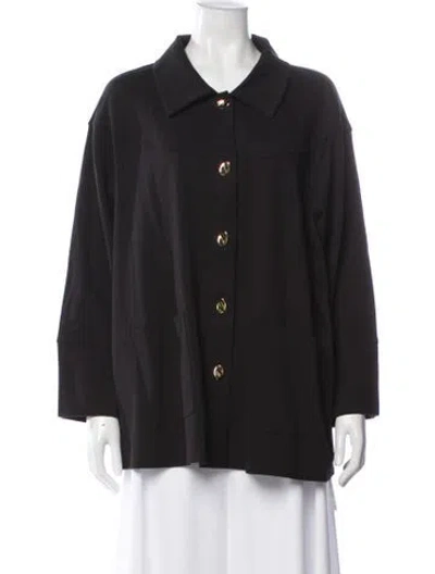 Pre-owned Christian Siriano Blazer In Black