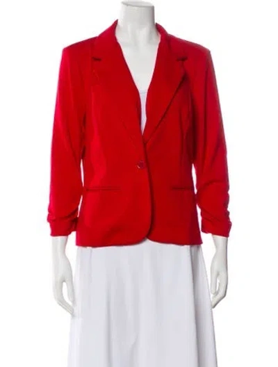 Pre-owned Christian Siriano Blazer In Red