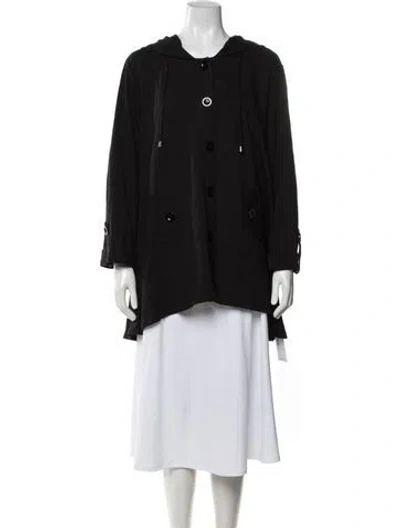 Pre-owned Christian Siriano Coat In Black