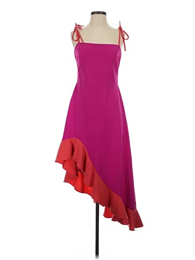 Pre-owned Christian Siriano Cocktail Dress In Purple