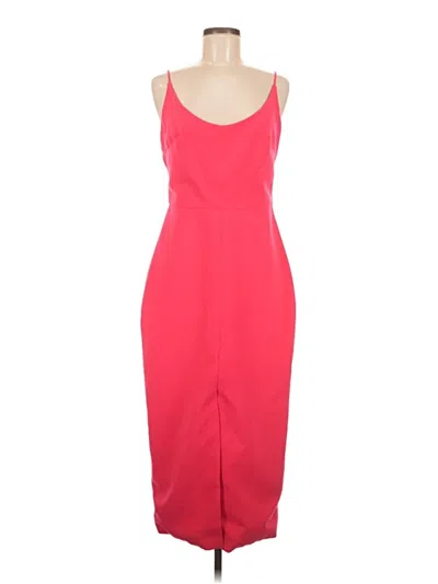 Pre-owned Christian Siriano Cocktail Dress In Red
