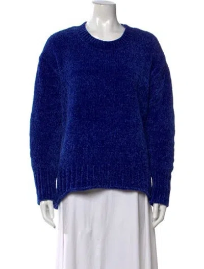 Pre-owned Christian Siriano Crew Neck Sweater In Blue