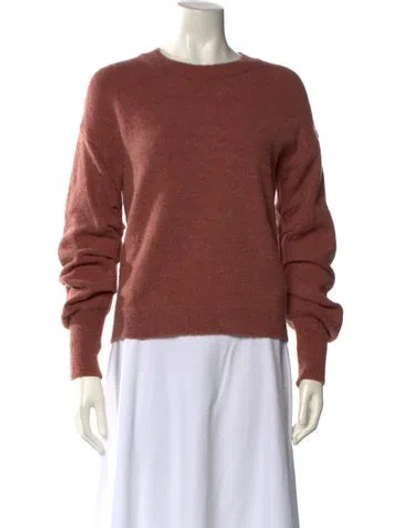 Pre-owned Christian Siriano Crew Neck Sweater In Brown