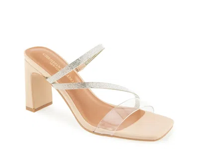 Christian Siriano Felicity Sandal In Neutral