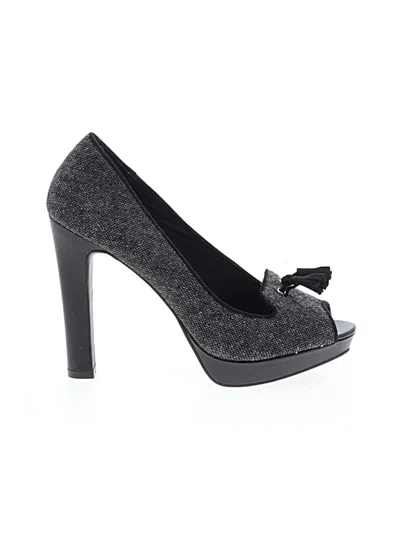 Pre-owned Christian Siriano Heels In Gray