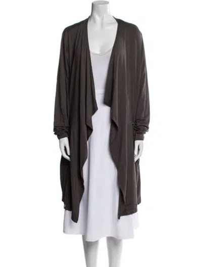 Pre-owned Christian Siriano Jacket In Gray