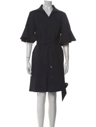 Pre-owned Christian Siriano Knee-length Dress In Black