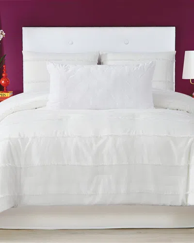 Christian Siriano Kristen Comforter Set In White