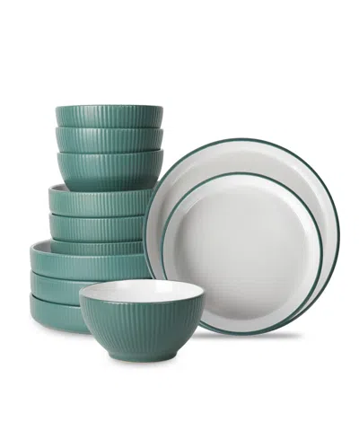 CHRISTIAN SIRIANO LAROSSO 12 PC. DINNERWARE SET, SERVICE FOR 4