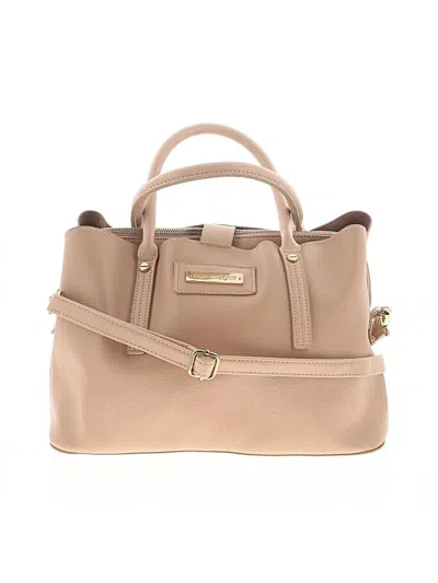Pre-owned Christian Siriano Leather Satchel In Ivory