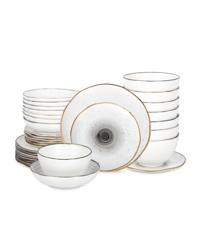 CHRISTIAN SIRIANO LUMA 32 PC. DINNERWARE SET, SERVICE FOR 8