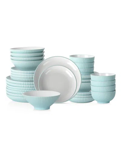 CHRISTIAN SIRIANO LUSTRA 32 PC. DINNERWARE SET, SERVICE FOR 8