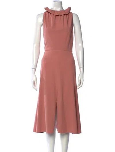 Pre-owned Christian Siriano Midi Length Dress In Pink