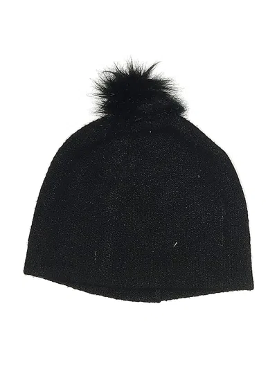 Pre-owned Christian Siriano New York Beanie Hat In Black