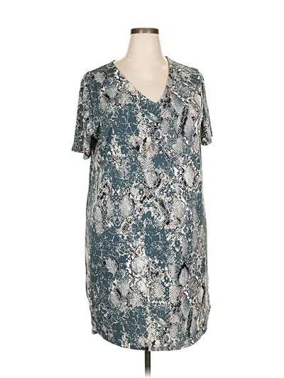 Pre-owned Christian Siriano New York Casual Dress In Blue