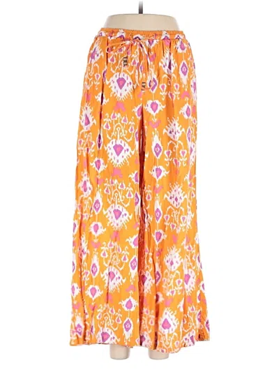 Pre-owned Christian Siriano New York Casual Pants In Orange