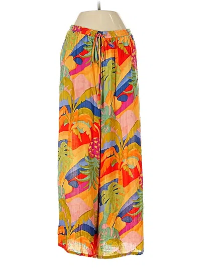 Pre-owned Christian Siriano New York Casual Pants In Yellow