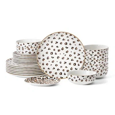 Christian Siriano New York Christian Siriano Majestic 24-piece Dinnerware Set Porcelain In Multicolored