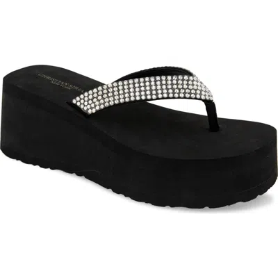 Christian Siriano New York Filix Platform Sandal In Black