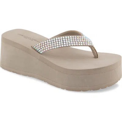 Christian Siriano New York Filix Platform Sandal In Brown