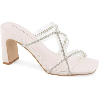 Christian Siriano New York Foxay Slide Sandal In Pink