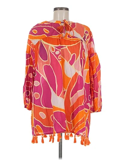 Pre-owned Christian Siriano New York Kimono In Orange