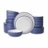 Christian Siriano New York Laro 24-pc. Stoneware Dinnerware Set In Blue