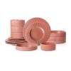 Christian Siriano New York Lusso 16-pc. Stoneware Dinnerware Set In Pink