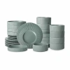 Christian Siriano New York Lusso 32-pc. Stoneware Dinnerware Set In Green