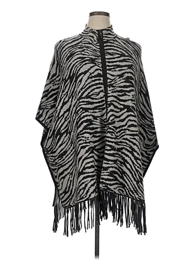 Pre-owned Christian Siriano New York Poncho In Black