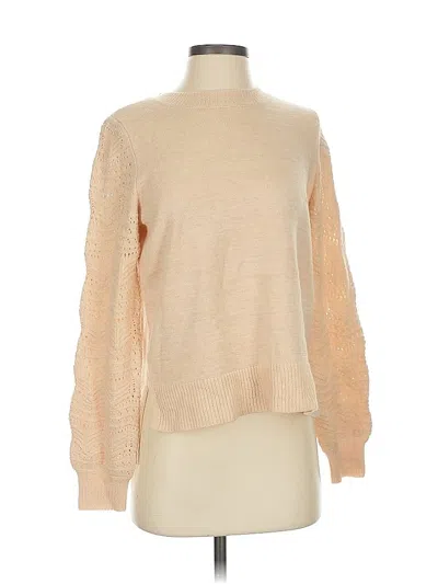 Pre-owned Christian Siriano New York Pullover Sweater In Brown