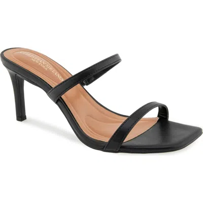 Christian Siriano New York Salin Sandal In Black