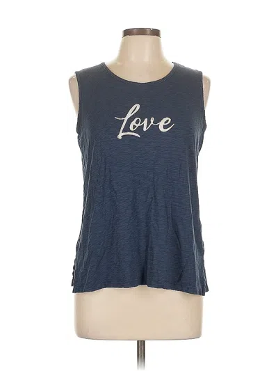 Pre-owned Christian Siriano New York Sleeveless T-shirt In Blue