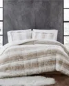 Christian Siriano Ny 3pc Comforter Set In Tan