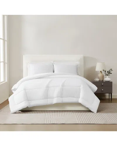 Christian Siriano Ny¨ Cotton Sateen Comforter Set In White
