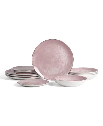 Christian Siriano Onyx 12-pc. Dinnerware Set, Service For 4