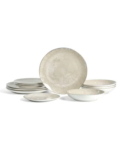 Christian Siriano Onyx 12-pc. Dinnerware Set, Service For 4